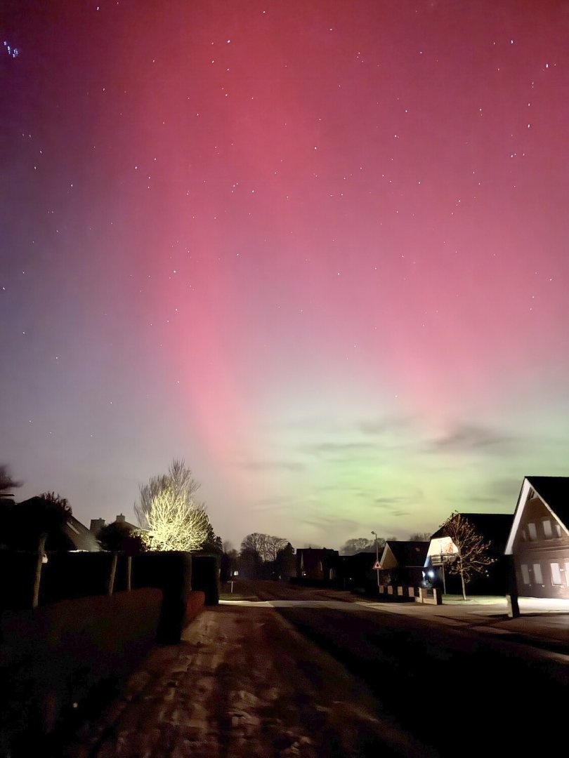 Polarlichter am Himmel über Ostfriesland  - Bild 24
