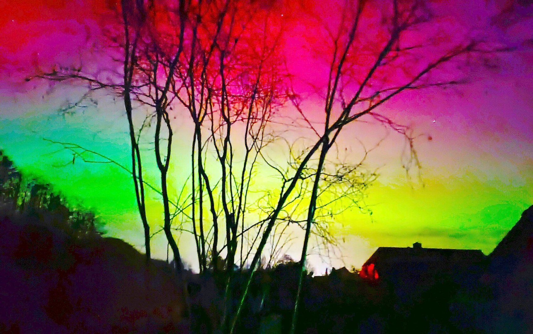 Polarlichter am Himmel über Ostfriesland  - Bild 25