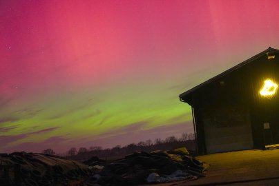 Polarlichter am Himmel über Ostfriesland  - Bild 35