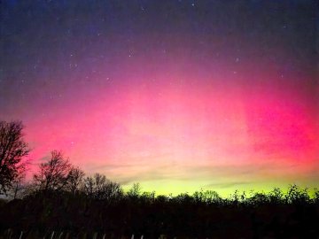 Polarlichter am Himmel über Ostfriesland  - Bild 4