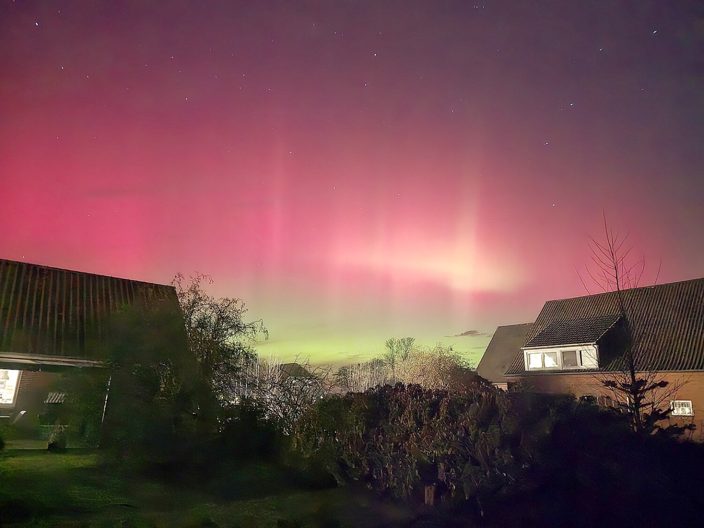 Polarlichter am Himmel über Ostfriesland  - Bild 5