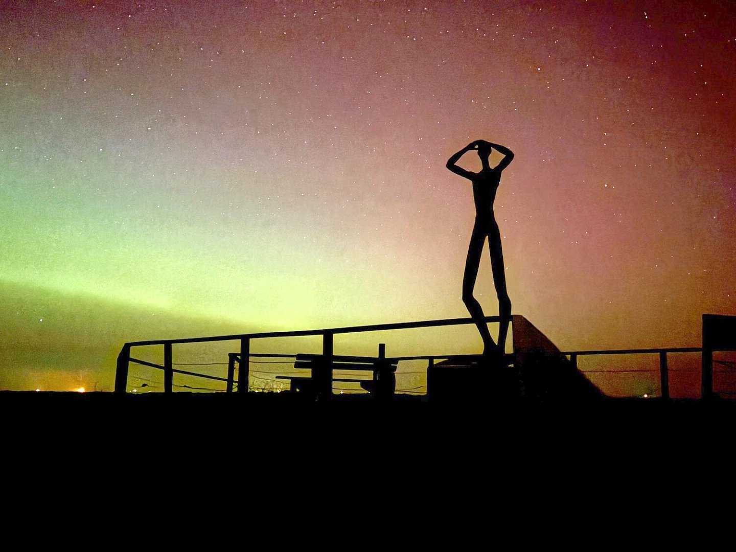 Polarlichter am Himmel über Ostfriesland  - Bild 16