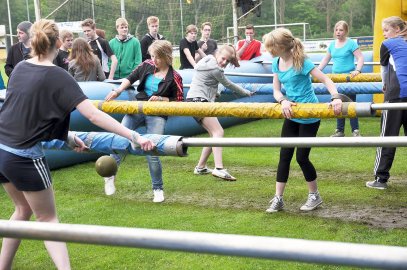 Tischfußball mit richtigen Spielern - Bild 4