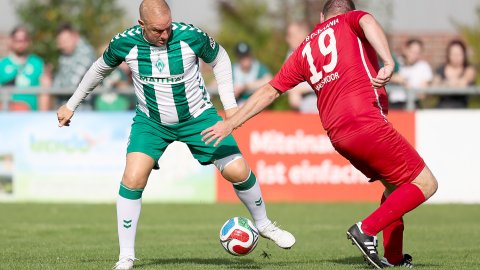 Werder-Legenden in Wiesmoor - Bild 3