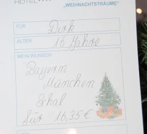Weihnachts-Wunschbaum im Hotel Novum in Hinte - Bild 2