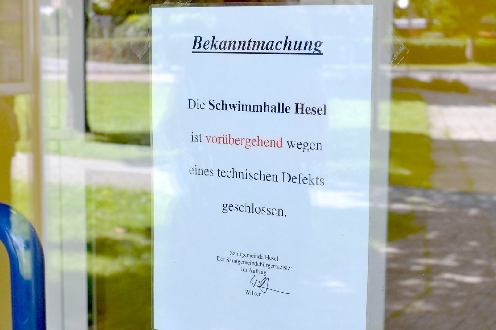 Hallenbad in Hesel wird repariert - Bild 1