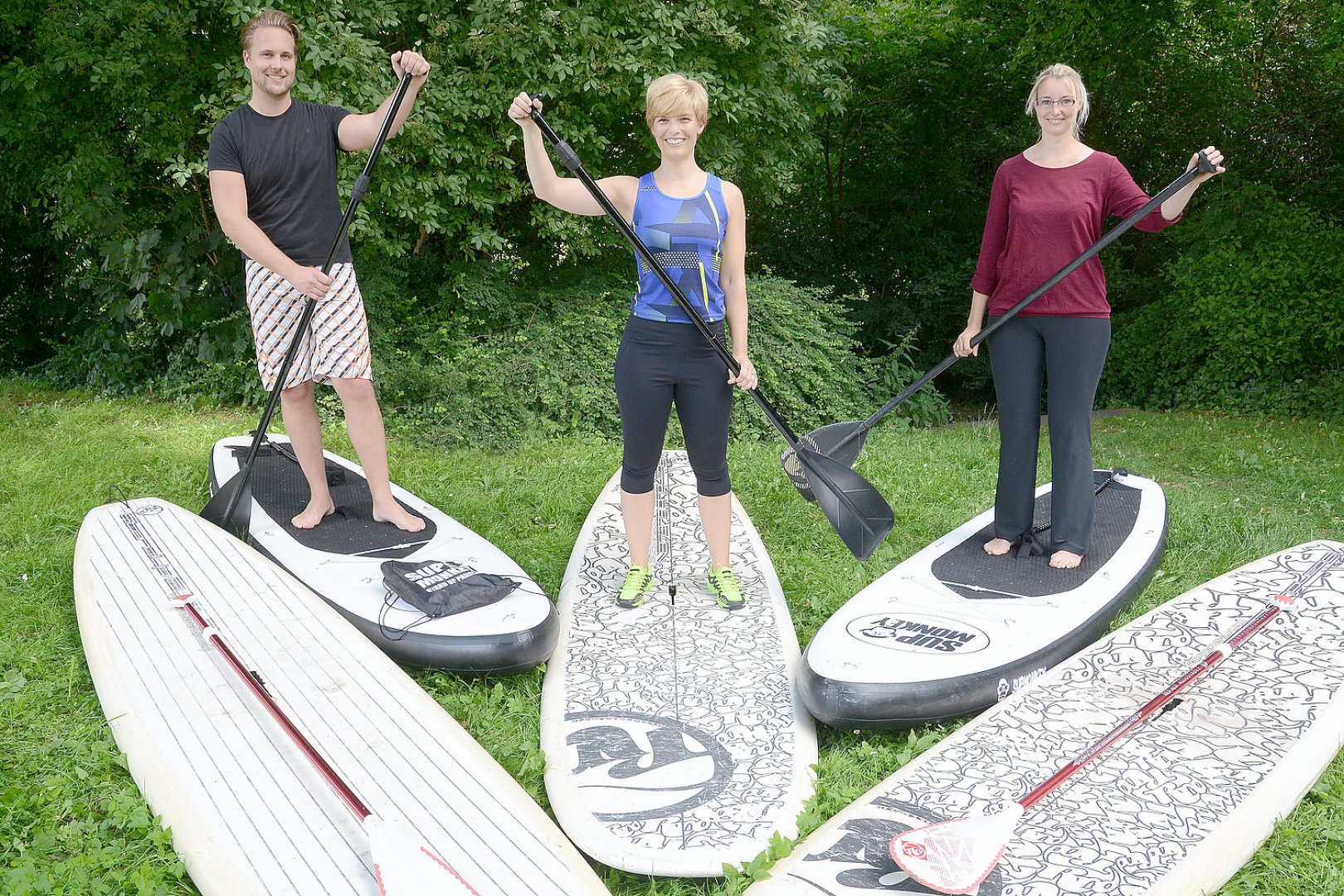 Stand-Up-Paddling in Emden - Bild 1