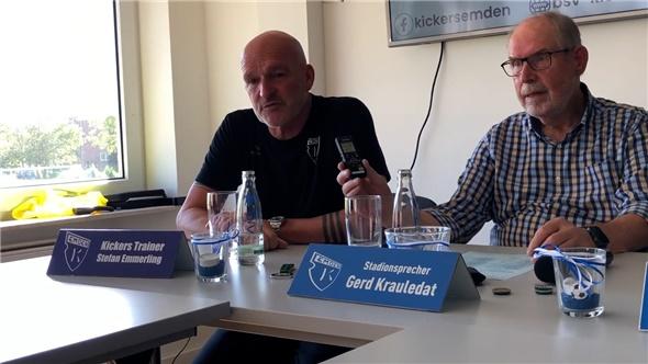 Kickers-Trainer Emmerling äußert sich zur Niederlage gegen Lübeck