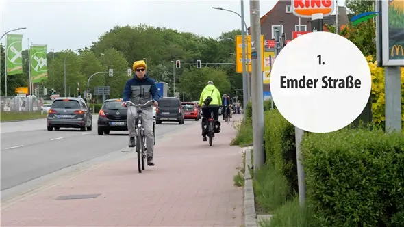 Radfahren in Aurich - Hier muss man aufpassen