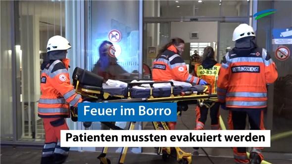 Feuer im Krankenhaus in Leer – Großeinsatz im Borro 