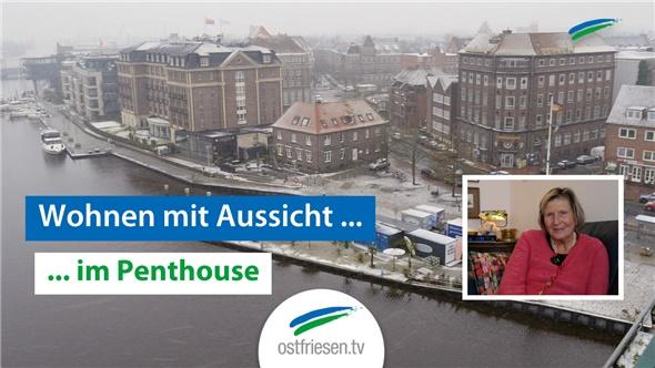 Wohnen mit Aussicht | So lebt Emderin in einem Penthouse am Delft