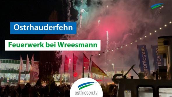 Vorführung Feuerwerk bei Wreesmann OstfriesenZeitung