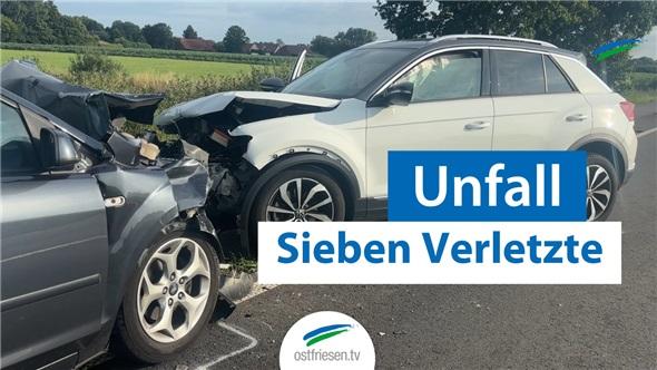 Sieben Verletzte bei Unfall in Moormerland