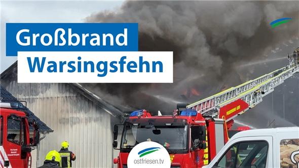Großbrand in Moormerland