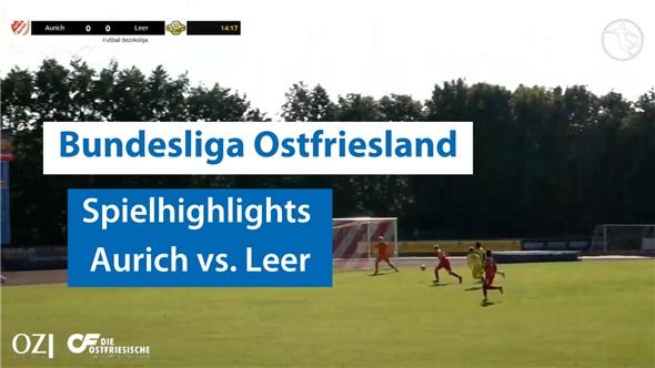Spielhighlights SpVg Aurich - Germania Leer