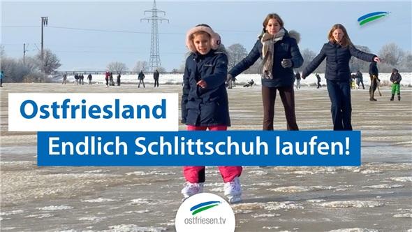 Schlittschuhe raus! Schöfeln in Neermoor