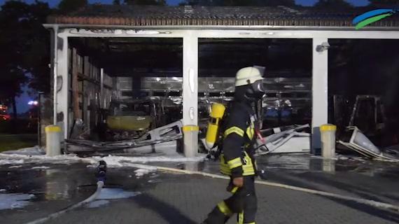 Brand beim NLWKN