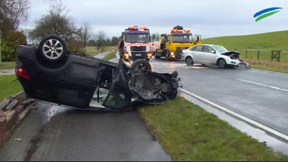 Sechs Verletzte nach Unfall in Terborg