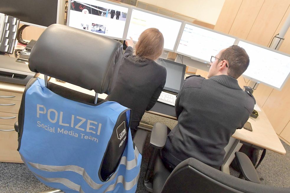 Das Social-Media-Team hat an diesem Freitag einiges zutun. Bild: Ortgies