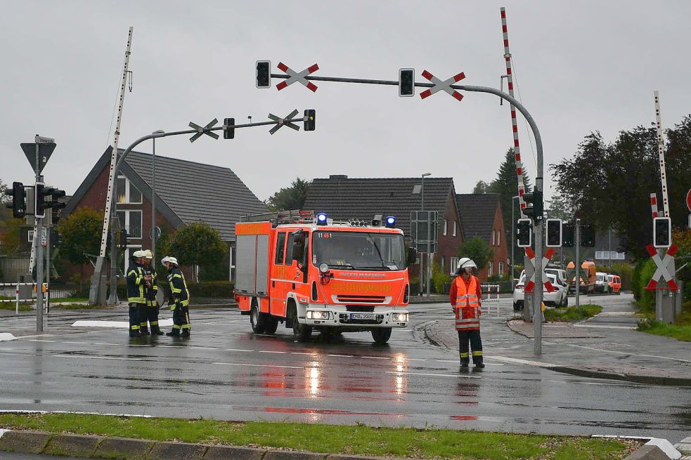 Straßen sind gesperrt. Bild: Wagenaar