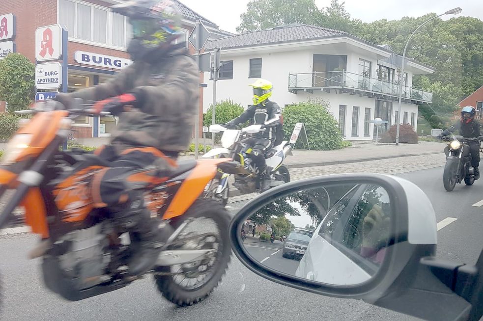 Rund 1000 Motorradfahrer nahmen an der Fahrt teil.