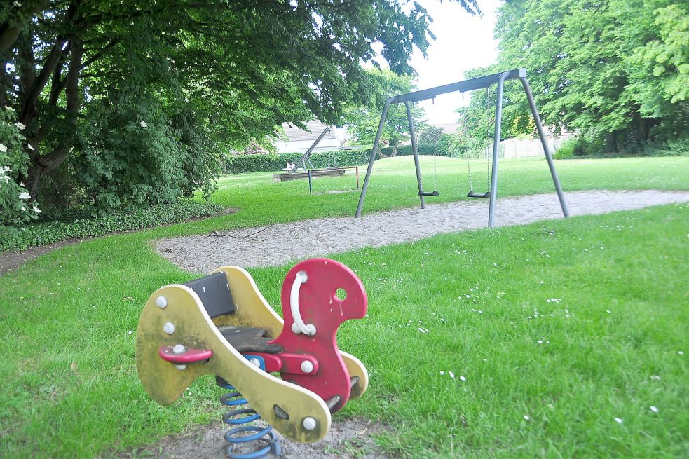 Der Spielplatz im Kolonistenweg soll mittelfristig zum Quartiersspielplatz im Gebiet nördlich des Ostfrieslandwanderwegs werden. Foto: Wolters/Archiv