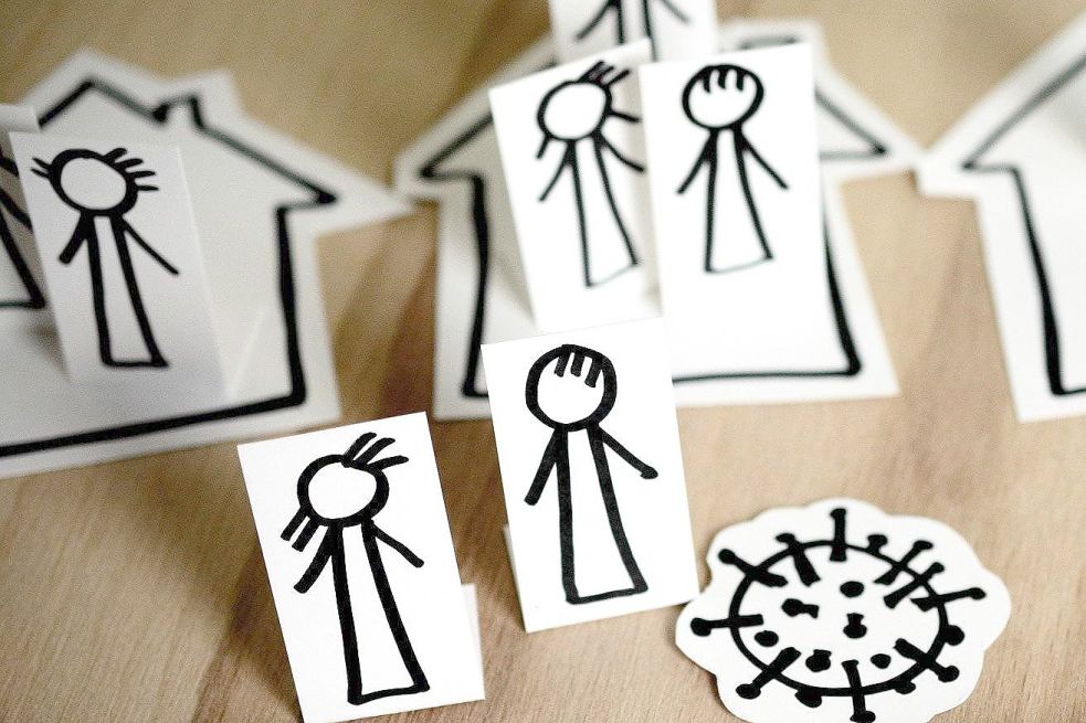In Ostfriesland wurde am Montag eine Neuinfektion gemeldet. Symbolfoto: Pixabay