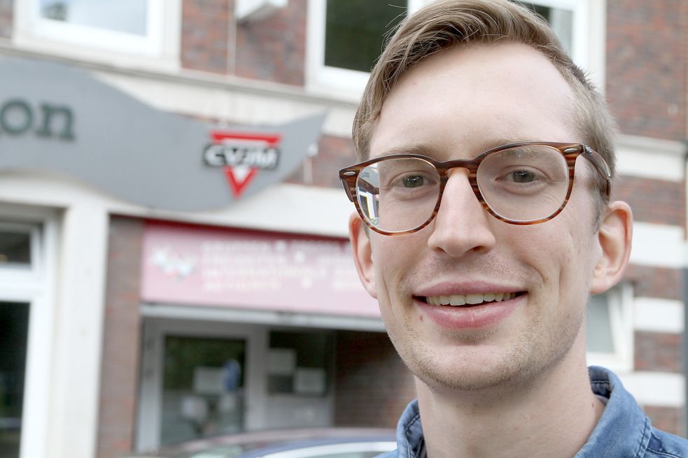Pascal Mangold hat zum 1. Juli die Verantwortung beim CVJM Emden übernommen. Foto: Päschel