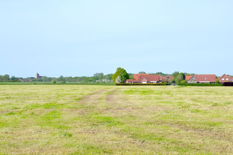 47 Bauplätze umfasst das Baugebiet Sikahammer Fenne in Upgant-Schott. Foto: Marc Wenzel