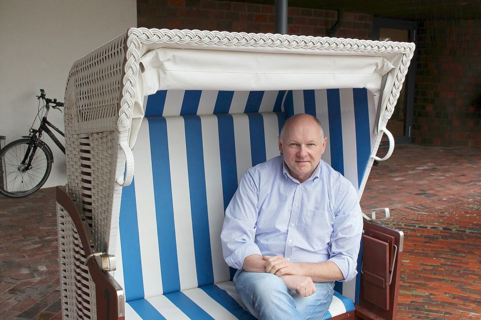 Marcus Harazim ist stellvertretender Kurdirektor in Carolinensiel. Bild: Oltmanns/Archiv