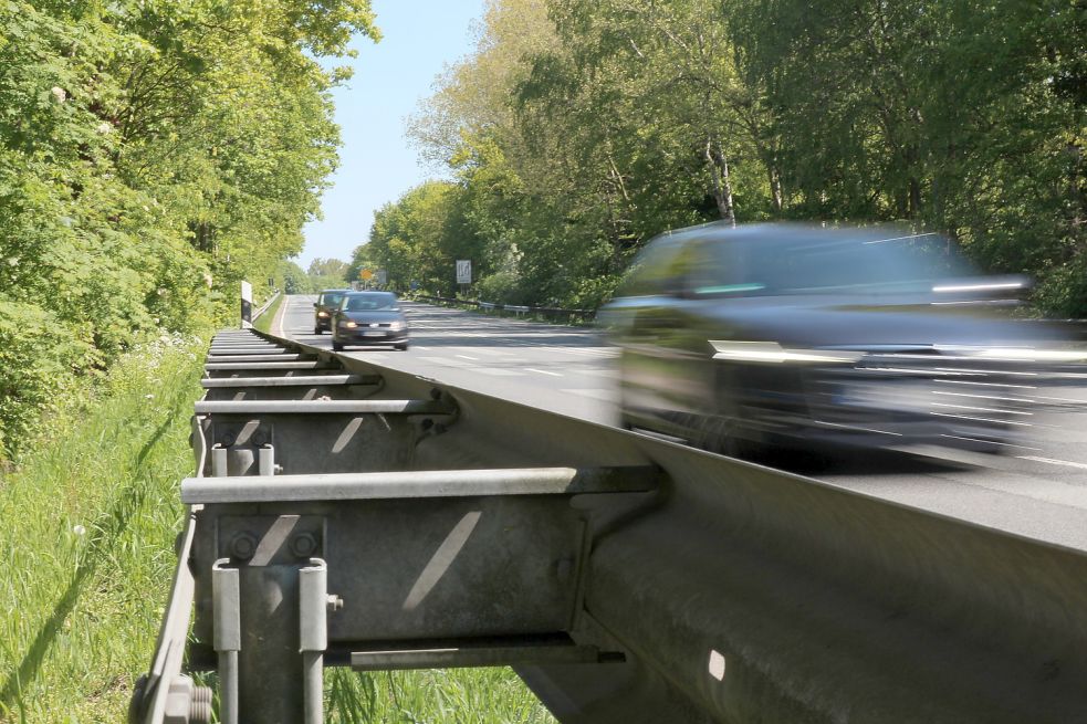 Der vierspurige Abschnitt des Leeraner Stadtrings wird als erstes saniert. Foto: Bothe/Archiv