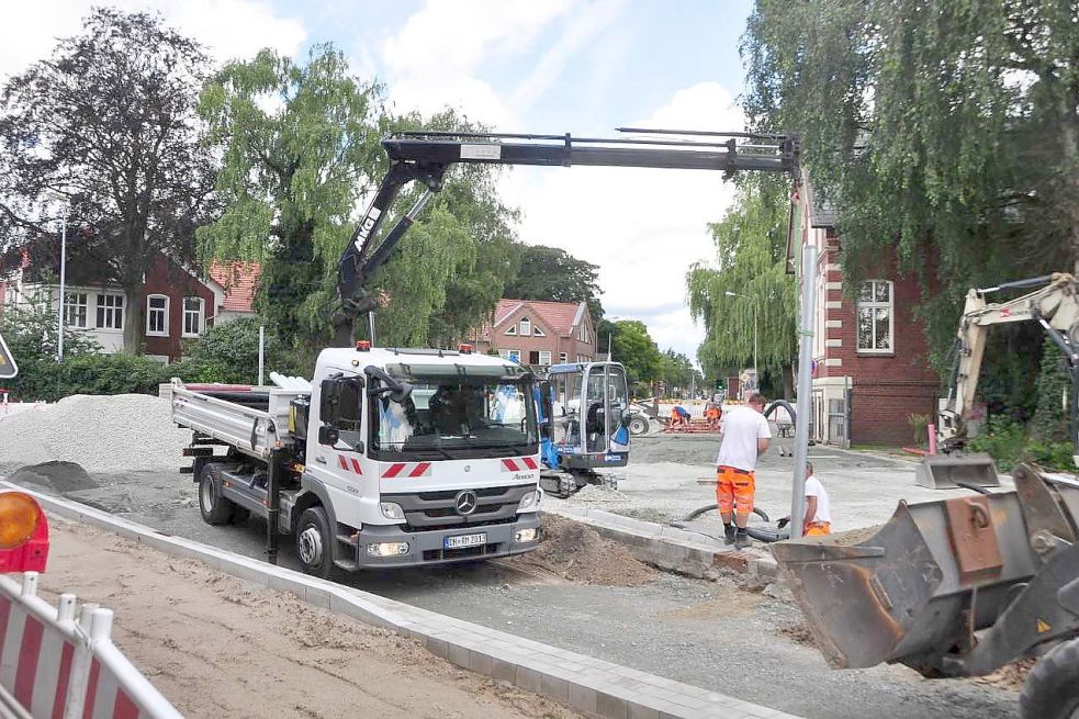 Die Bauarbeiten am Bummert gehen gut voran. Foto: Wolters