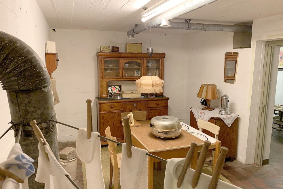 Die Ausstellung im Bunker zeigt, wie Menschen zur Kriegszeit in Emden gelebt haben. Foto: Bunkermuseum
