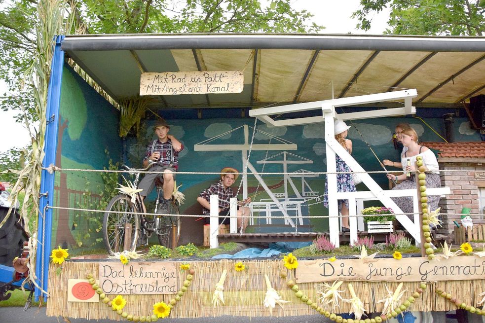 Das Erntefest ist der Höhepunkt im Kalender der Dorfgemeinschaft Mullberg. Foto: Archiv