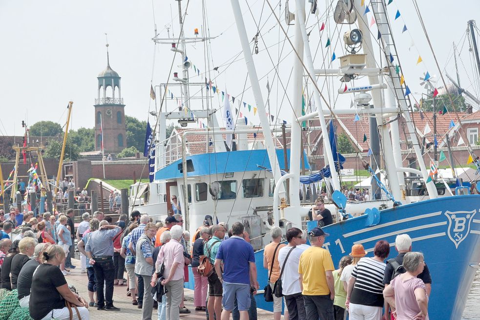 Der Hafen von Ditzum hat sich in den zurückliegenden Jahren zu einem Touristenmagneten entwickelt. Das sorgt mitunter für Konfliktpotenzial mit den anderen Nutzungen. Foto: Wolters