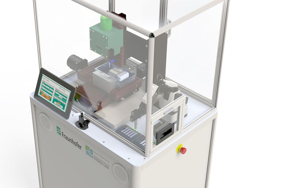 Eine Fräse, die über die Stimme gesteuert wird. Nur ein Beispiel für den Einsatz von Sprachsteuerung in der Industrie. Fotos: Fraunhofer