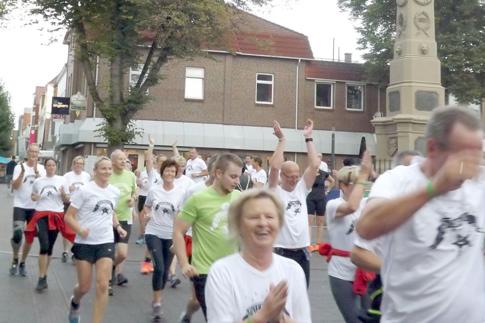 Ob es in diesem Jahr eine Art Zieleinlauf auf dem Denkmalsplatz, wie auf dem Bild im Jahr 2019, geben wird, steht noch nicht fest. Foto: Archiv