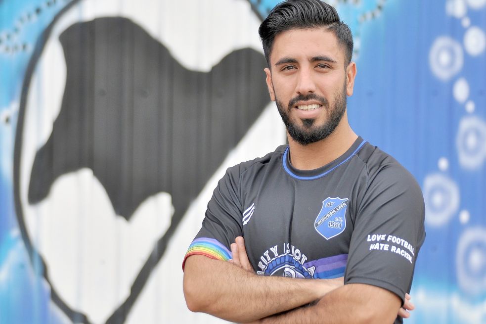 Imam Ghulami von Borussia Leer freut sich auf sein Duell mit Thomas Reis. Foto: Privat