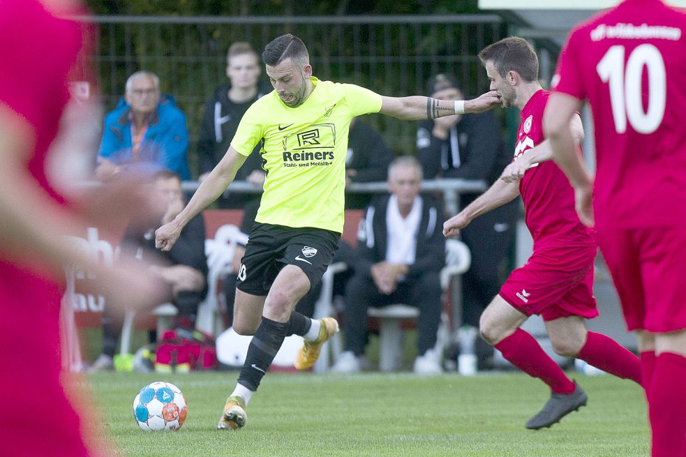 Firrels Manuel Suda vergab in den ersten Spielminuten zwei gute Chancen. Foto: Doden