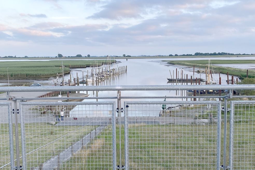 Wird mit Menschen noch schöner: ein Foto vom Utkiek am Petkumer Fähranleger. Foto: Stadt Emden