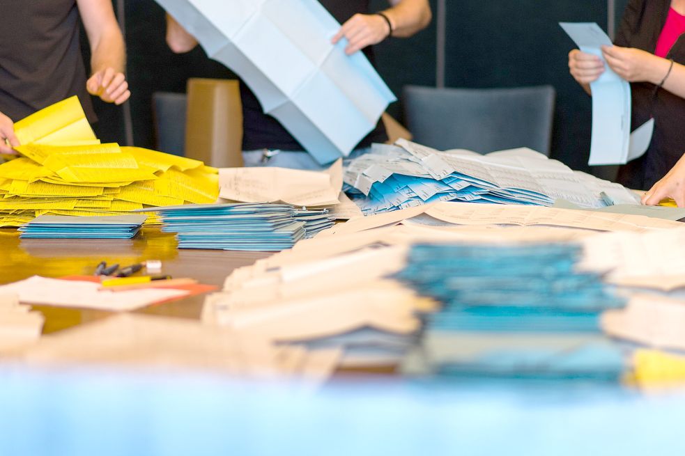 Bald ist es wieder so weit: Die Stimmzettel zur Kommunalwahl müssen ausgezählt werden. Doch was sind die Wahlschwerpunkte der Parteien für Hinte? Symbolfoto: Archiv