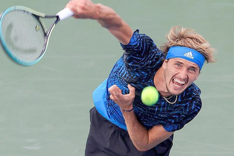 Alexander Zverev will bei den US Open triumphieren. Foto: Aaron Doster/AP/dpa