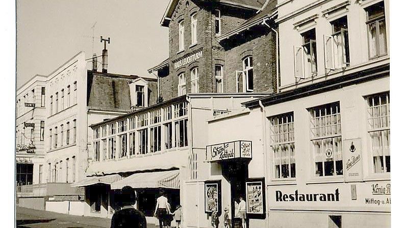 So sahen die Strandlichtspiele an der Strandstraße 1963 aus. Bild: Bernhard Wessels/Archiv