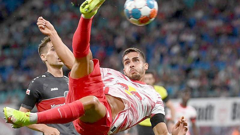 Der RB Leipzig verpflichtete unter anderem Stürmer André Silva. Foto: Hendrik Schmidt/dpa