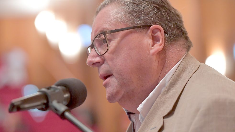 Anton Schmees macht sich Sorgen um die Klimaveränderungen. Foto: Ortgies