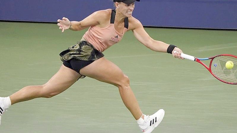 Verpasste bei den US Open das Viertelfinale: Angelique Kerber. Foto: John Minchillo/AP/dpa