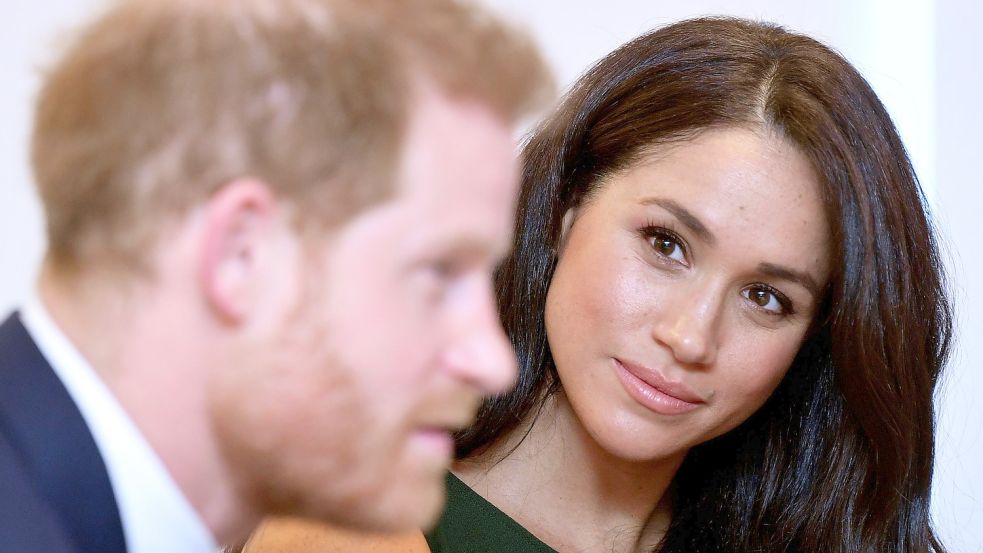 Der britische Prinz Harry und seine Frau Meghan. (Archiv) Foto: Toby Melville/dpa