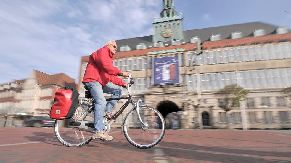 Allein in der Stadt Emden machen mehr als 850 Menschen beim Stadtradeln mit. Foto: Archiv/Ortgies