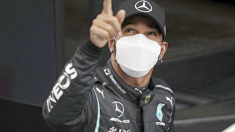 Lewis Hamilton war im Abschlusstraining am schnellsten. Foto: Luca Bruno/AP/dpa