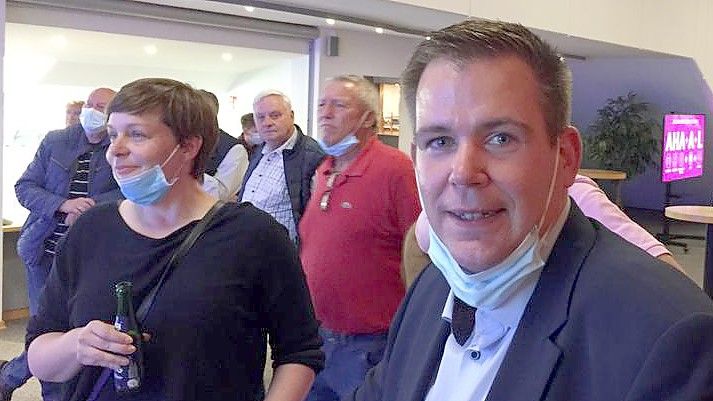 Florian Eiben hat mehr als doppelt so viele Stimmen geholt wie Amtsinhaber Heiko Schmelzle. Bild: Hillebrand